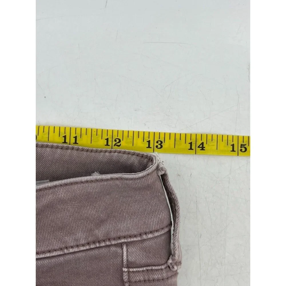 American Eagle Super Stretch X Mid-Rise Distressed Brown Jegging Women's Size 2 - Picture 6 of 9